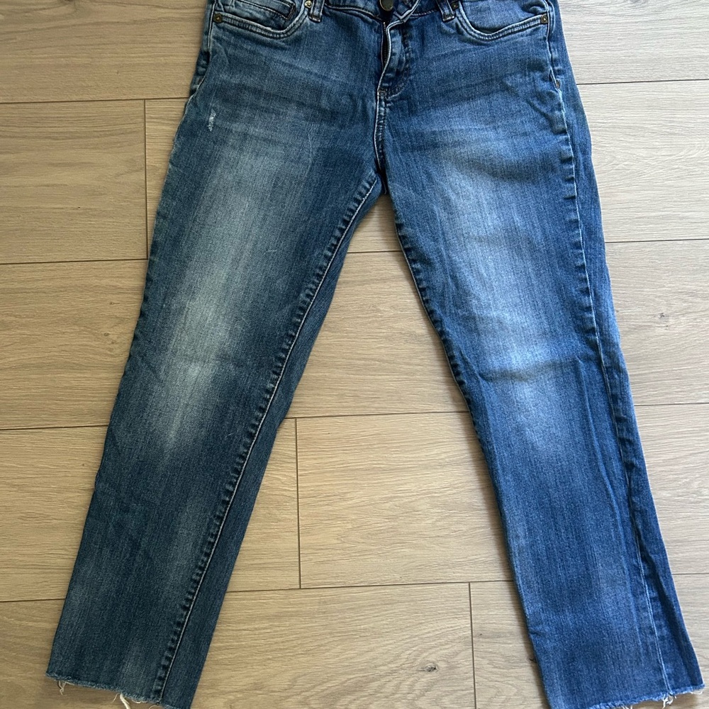 Kut from the Kloth Women's Blue Slim Straight Jeans